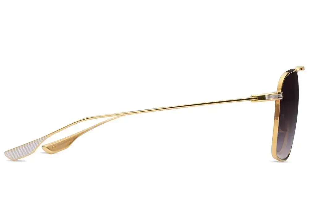 Dita Alkamx DTS100-A-01 Navigator Sunglasses in Yellow Gold and Silver